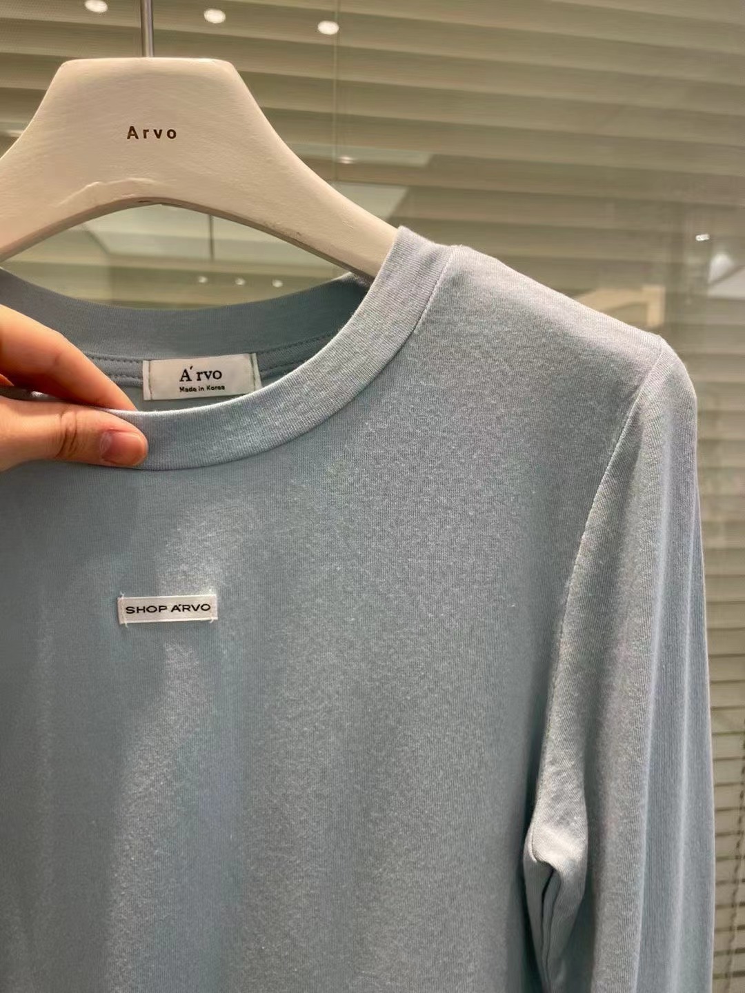 ARVO東大門直郵女裝新款推薦真品職業時尚熱賣26春夏長袖T恤ARVO長袖T恤