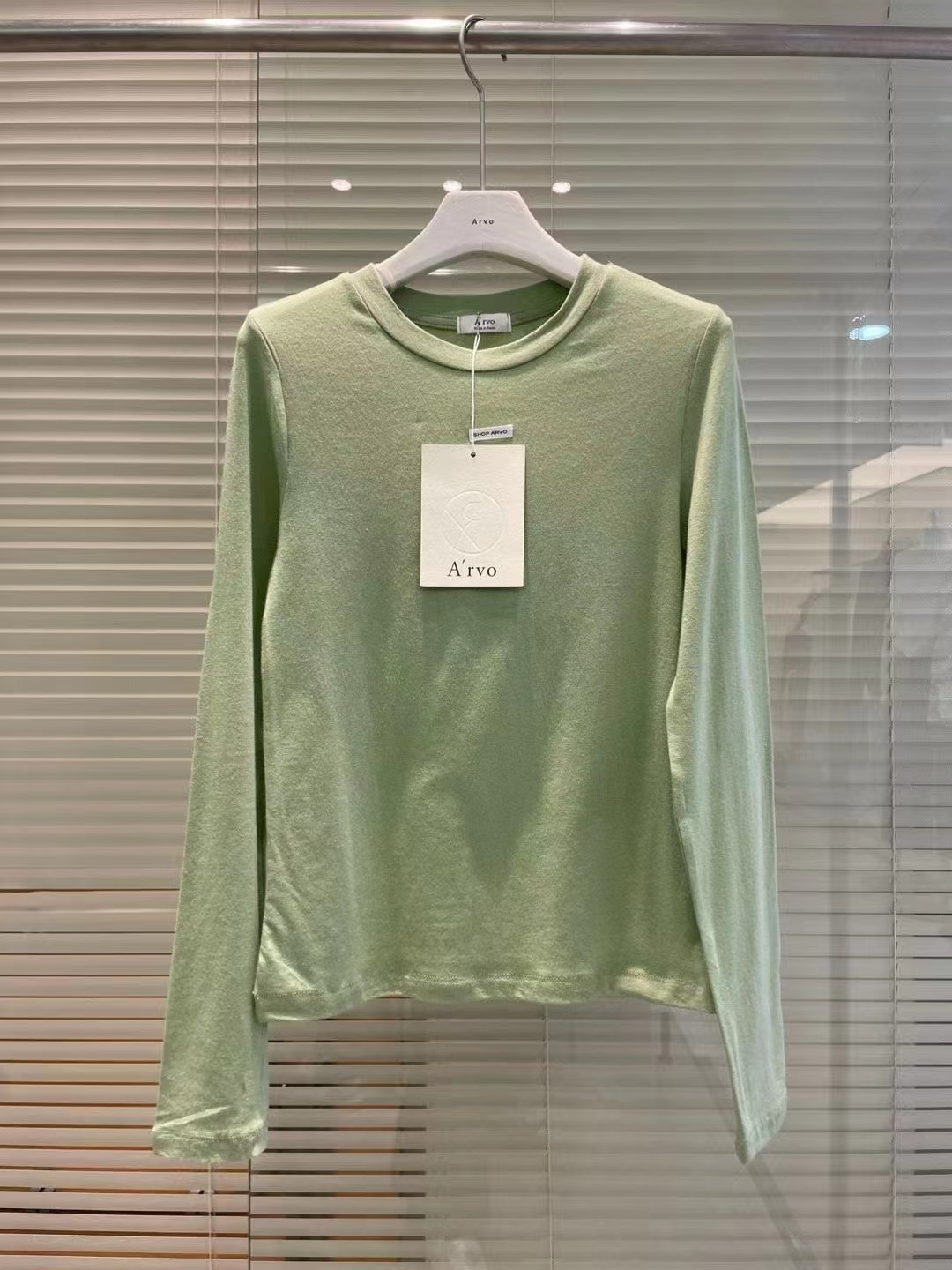 ARVO東大門直郵女裝新款推薦真品職業時尚熱賣26春夏長袖T恤ARVO長袖T恤圖色3