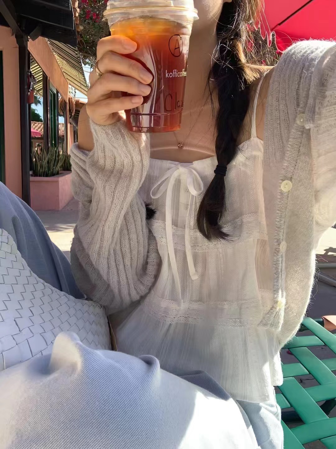 LITER東大門實拍女士新品人氣職業26春夏時尚真品吊帶背心LITER吊帶/背心