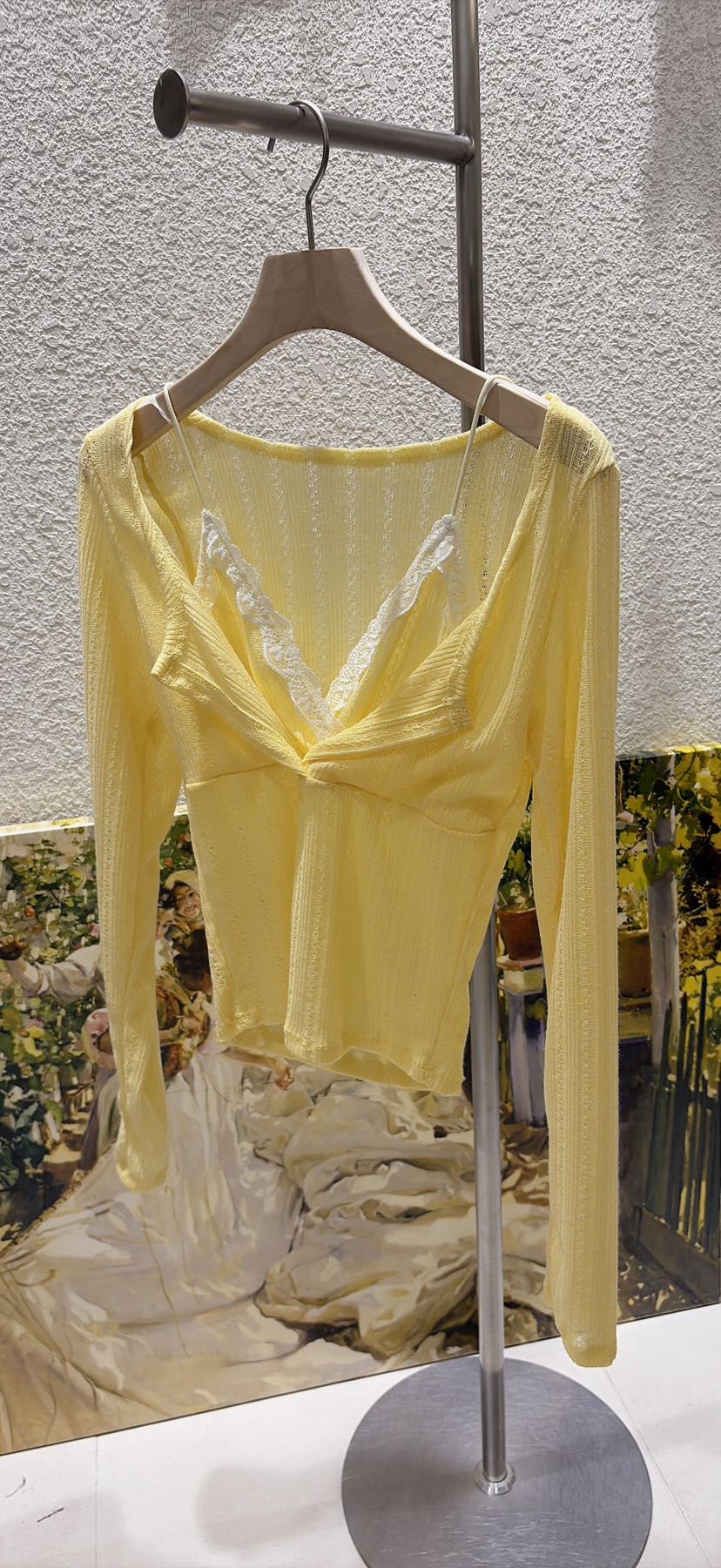 N BROWN韓國直郵實拍女士新品推薦人氣職業長袖T恤假兩件N BROWN長袖T恤圖色2