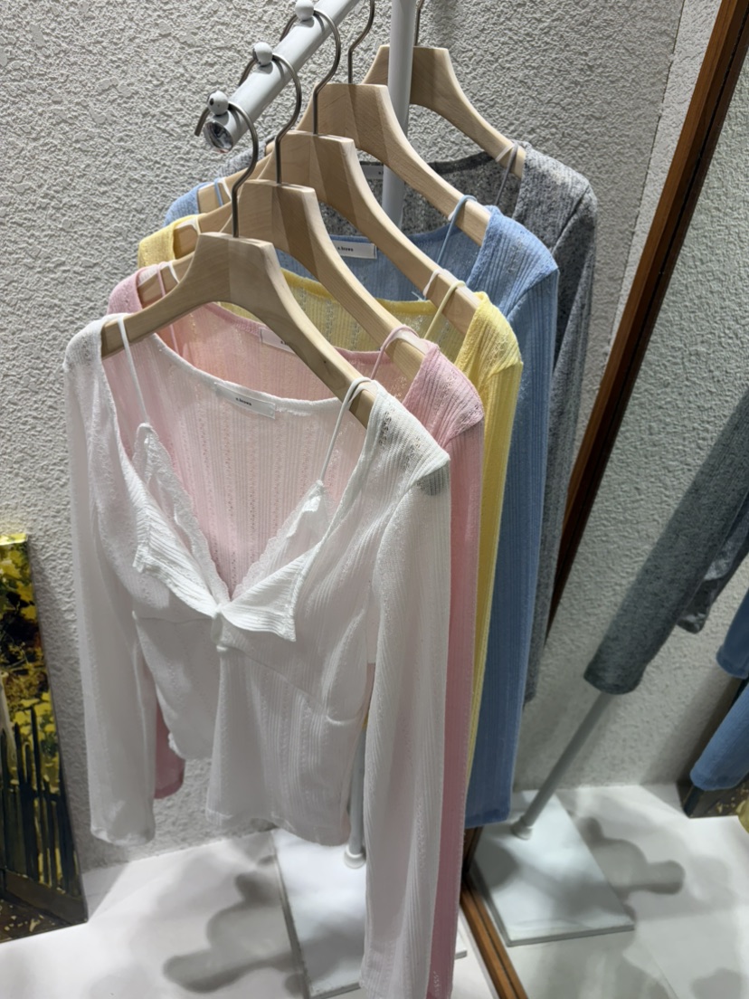 N BROWN韓國直郵實拍女士新品推薦人氣職業長袖T恤假兩件N BROWN長袖T恤圖色5左二色