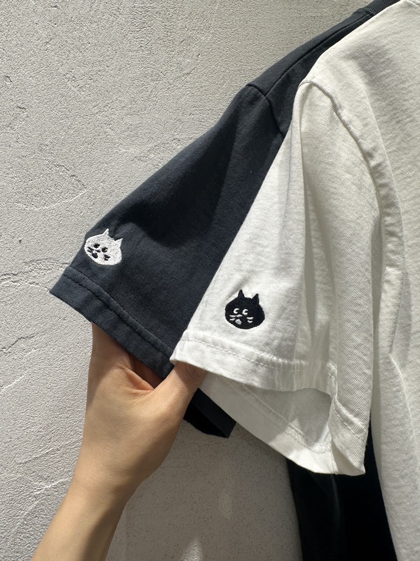 AT NOTE韓國直郵實拍女士新品26春夏職業推薦休閑T恤刺繡AT NOTET恤