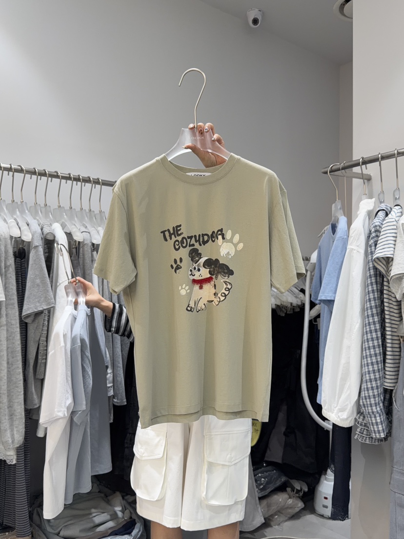 LOOKK/MIMME韓國代購女士新款時尚休閑熱賣推薦人氣26春夏T恤LOOKK/MIMMET恤圖色1