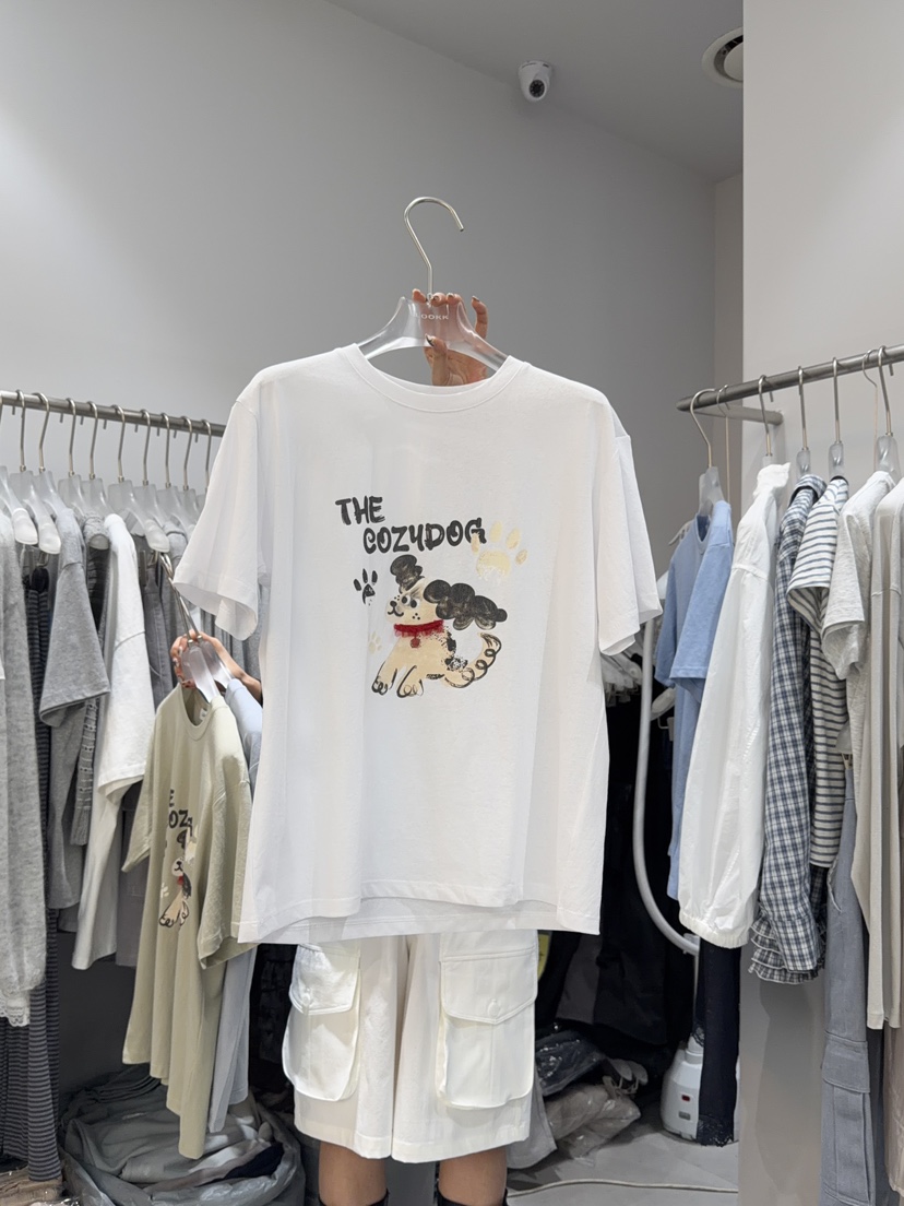 LOOKK/MIMME韓國代購女士新款時尚休閑熱賣推薦人氣26春夏T恤LOOKK/MIMMET恤圖色2