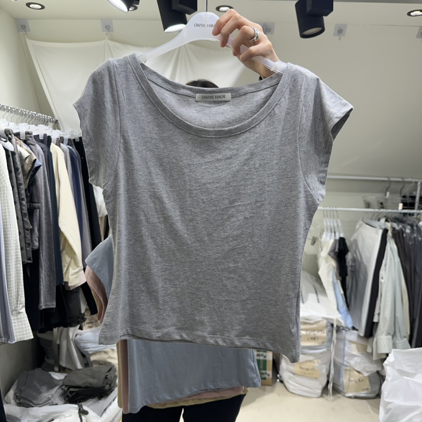 OWNS韓國直郵女裝新款26春夏推薦休閑人氣時尚熱賣職業T恤OWNS HAUST恤圖色3