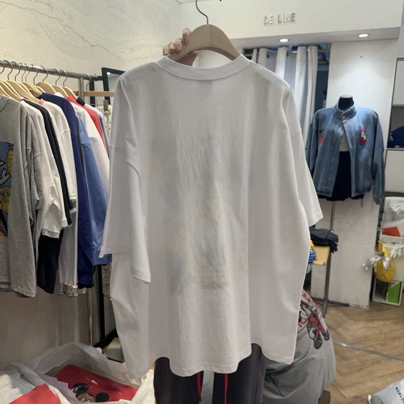 DE LINE韓國直郵實拍女裝新品熱賣推薦職業人氣時尚26春夏T恤DE LINET恤