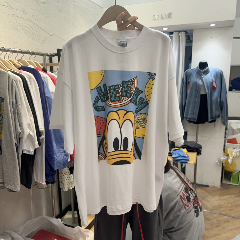 DE LINE韓國直郵實拍女裝新品熱賣推薦職業人氣時尚26春夏T恤DE LINET恤圖色1