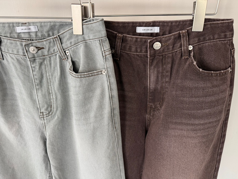 LIMLIMLIM韓國東大門代購女裝新款時尚人氣牛仔褲水洗牛仔布LIM LIM LIM牛仔褲