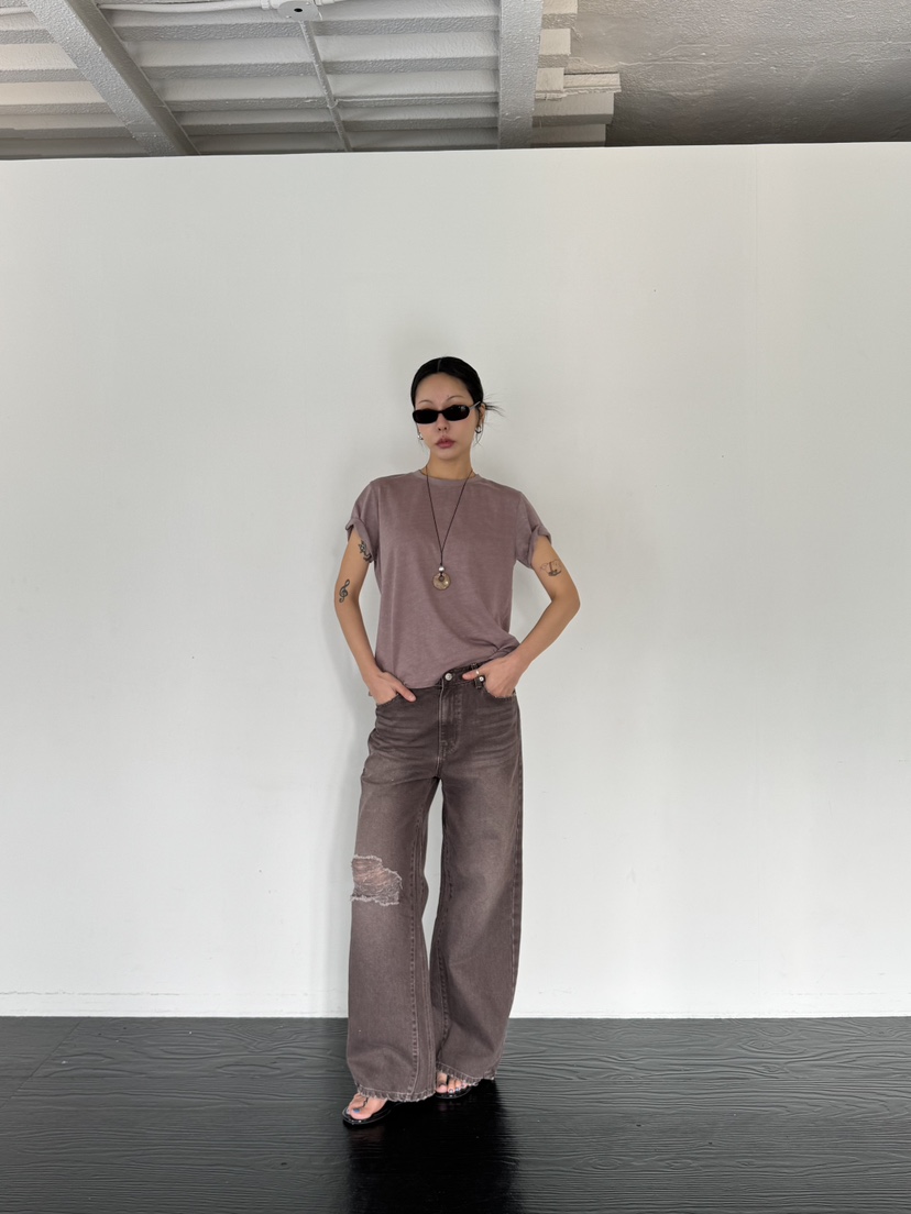 LIMLIMLIM韓國東大門代購女裝新款時尚人氣牛仔褲水洗牛仔布LIM LIM LIM牛仔褲