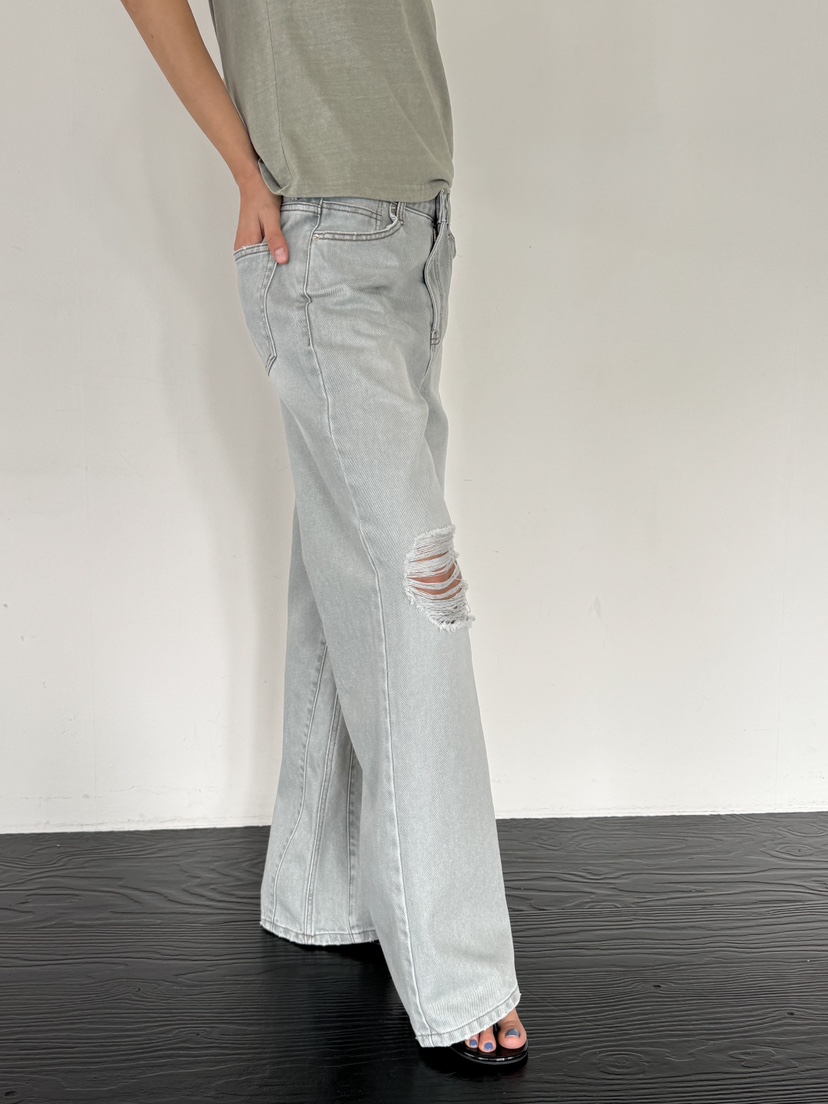 LIMLIMLIM韓國東大門代購女裝新款時尚人氣牛仔褲水洗牛仔布LIM LIM LIM牛仔褲