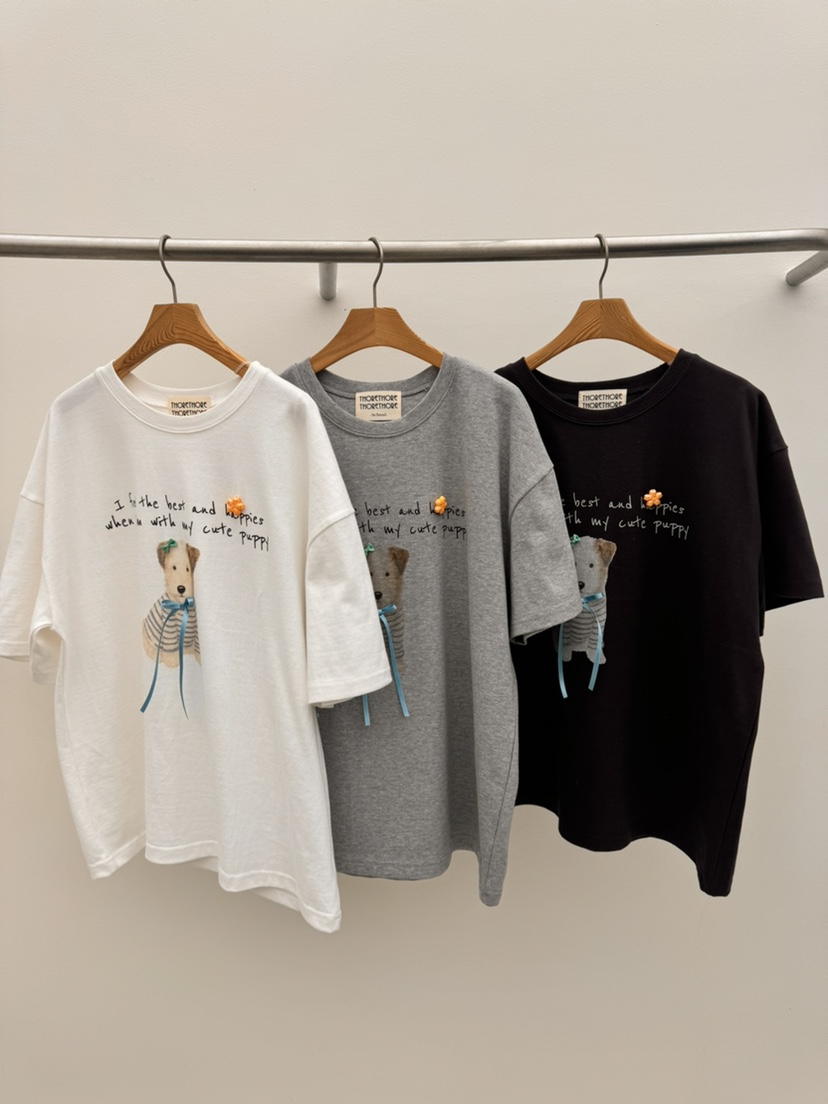 THORE韓國直郵實拍女裝新品人氣休閑職業26春夏推薦時尚T恤THORET恤