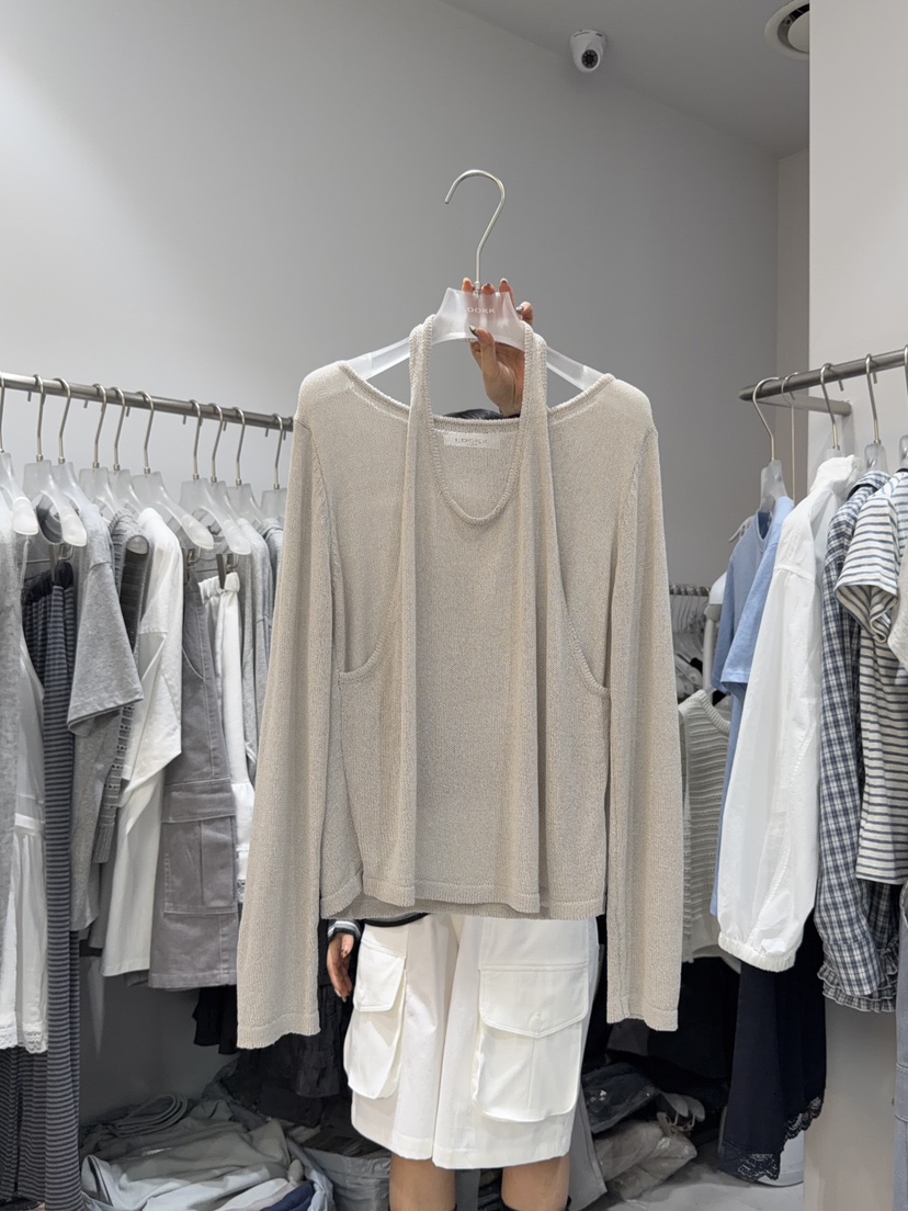 LOOKK/MIMME韓國東大門代購女士新款時尚熱賣長袖T恤假兩件LOOKK/MIMME長袖T恤