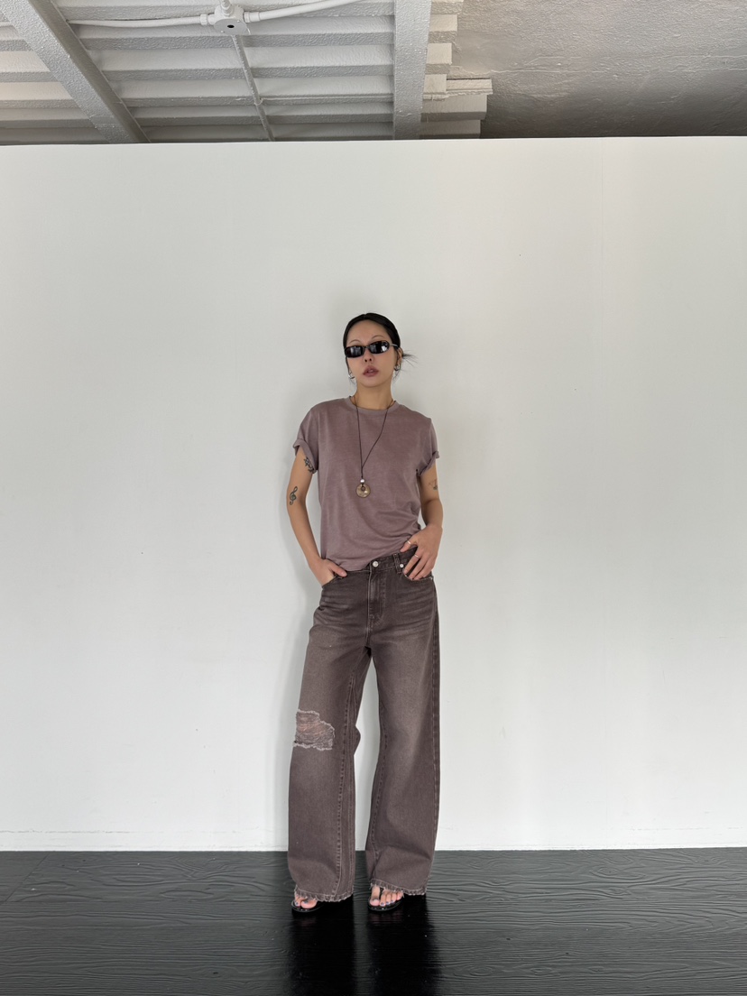 LIMLIMLIM韓國東大門代購女士新款休閑熱賣時尚T恤復古洗滌LIM LIM LIMT恤