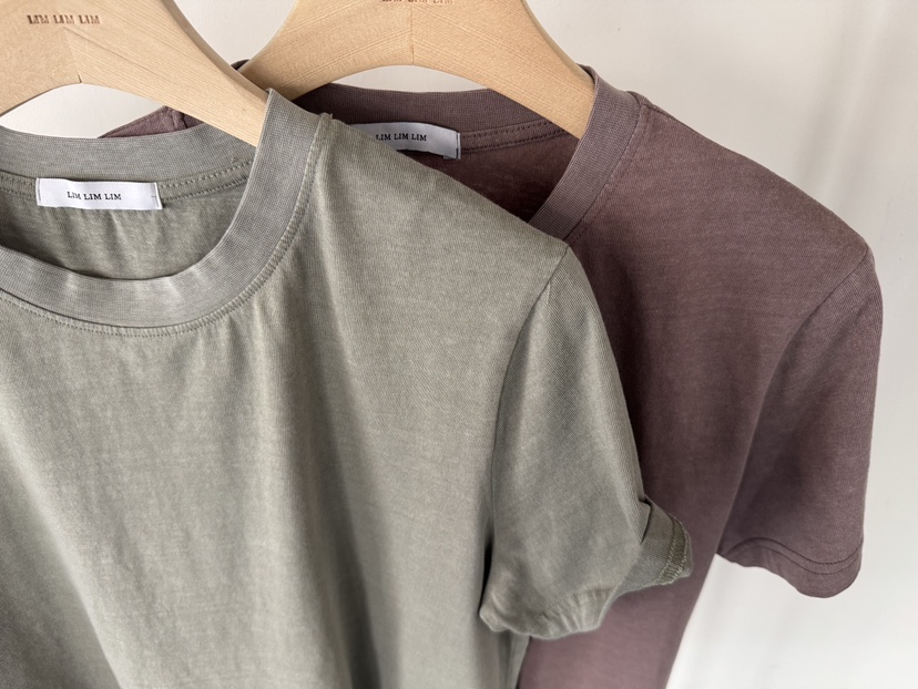 LIMLIMLIM韓國東大門代購女士新款休閑熱賣時尚T恤復古洗滌LIM LIM LIMT恤