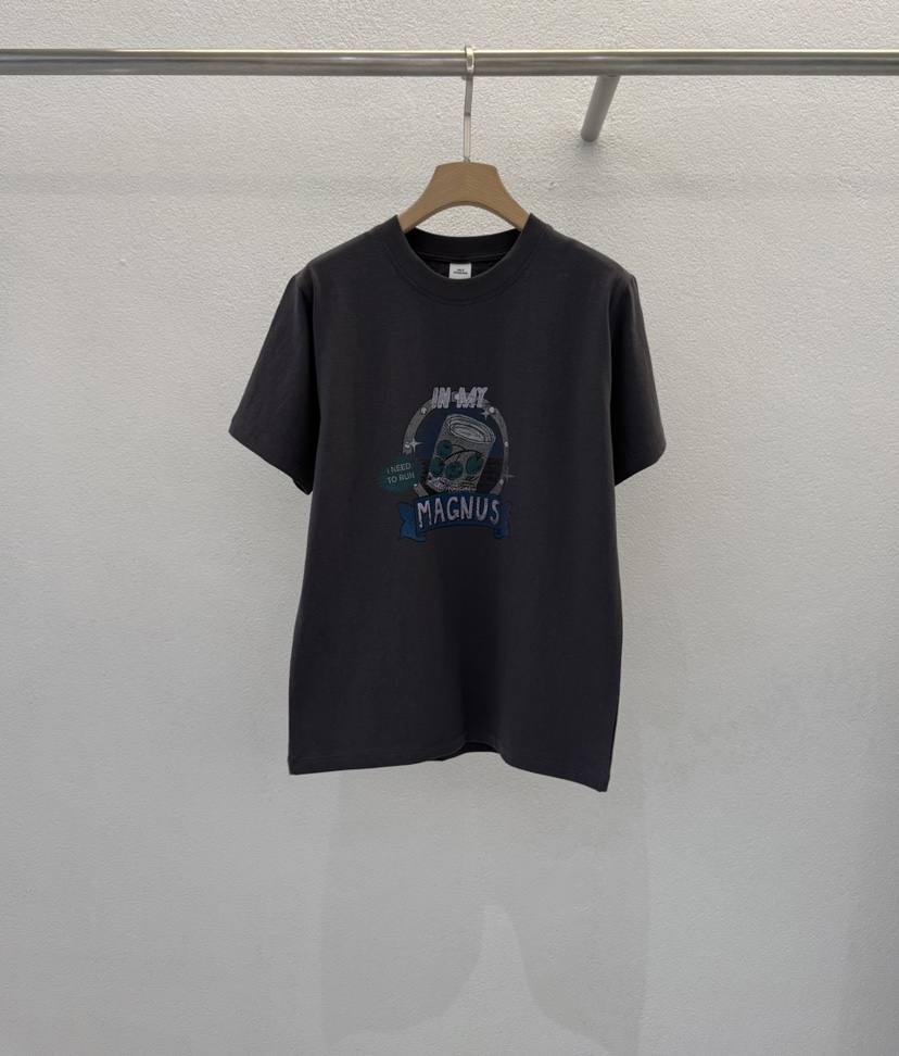 ABLERING韓國直郵實拍女士新品休閑熱賣職業人氣時尚推薦T恤ABLE STANDARD/ABLERINGT恤圖色3墨色