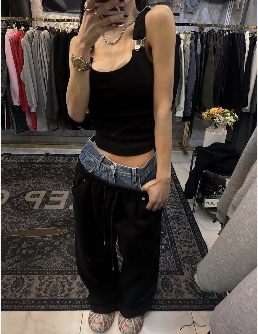 OKIE韓國直郵女士新款熱賣26春夏推薦時尚人氣休閑吊帶背心OKIE吊帶/背心