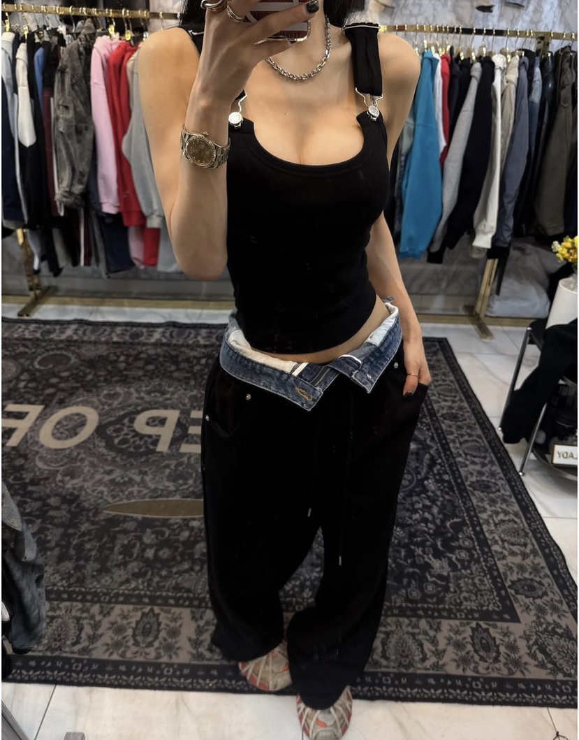 OKIE韓國直郵女士新款熱賣26春夏推薦時尚人氣休閑吊帶背心OKIE吊帶/背心