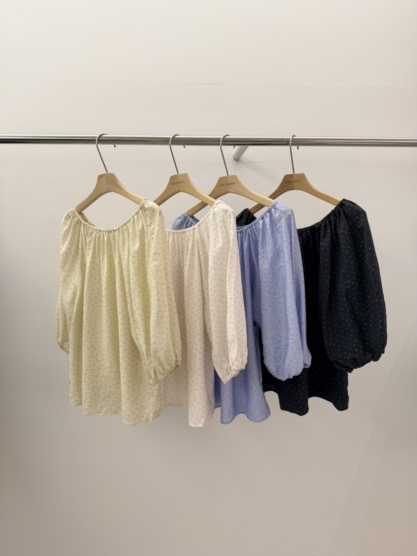 BROWNS-P韓國東大門直郵女士新款人氣26春夏襯衫蕾絲衫露肩BROWNS-P襯衫/蕾絲衫