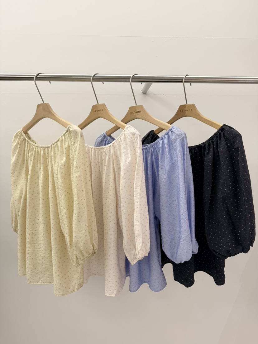 BROWNS-P韓國東大門直郵女士新款人氣26春夏襯衫蕾絲衫露肩BROWNS-P襯衫/蕾絲衫