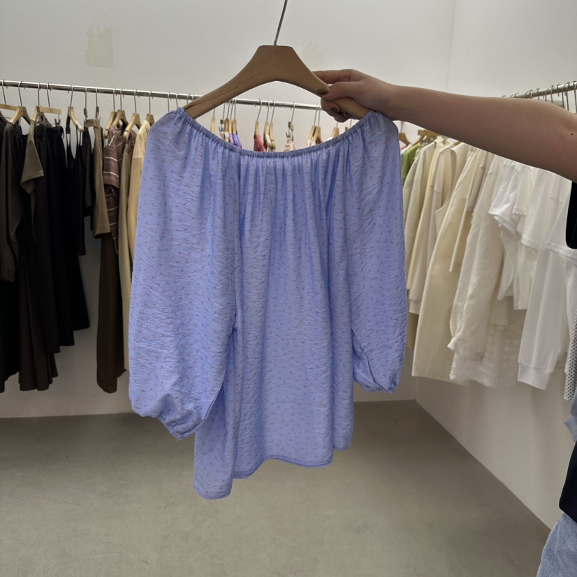 BROWNS-P韓國東大門直郵女士新款人氣26春夏襯衫蕾絲衫露肩BROWNS-P襯衫/蕾絲衫