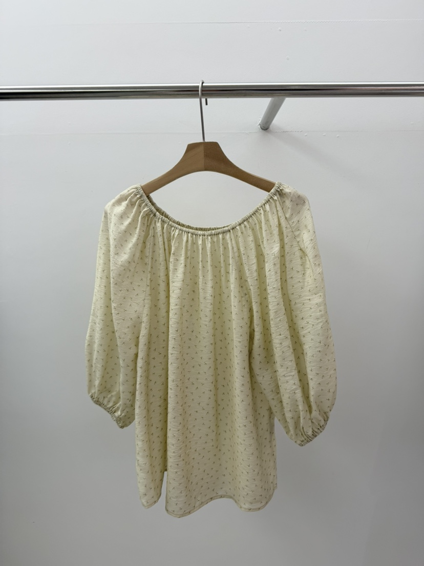 BROWNS-P韓國東大門直郵女士新款人氣26春夏襯衫蕾絲衫露肩BROWNS-P襯衫/蕾絲衫圖色1