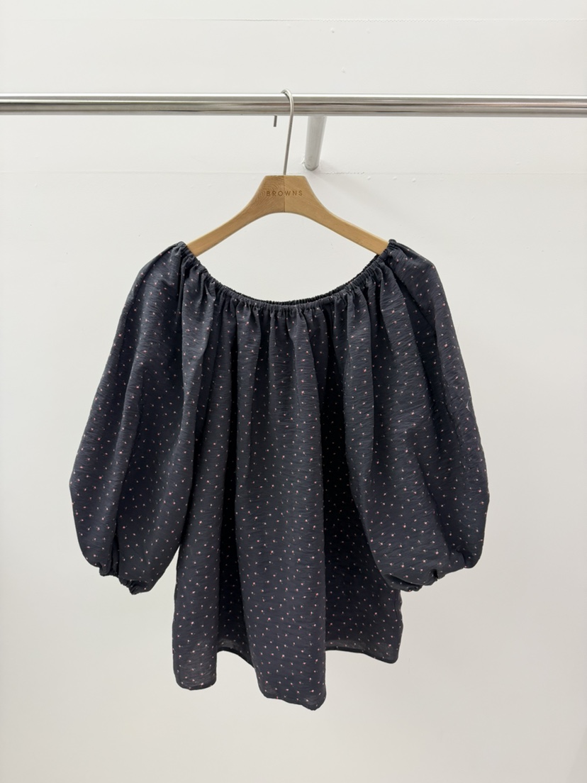 BROWNS-P韓國東大門直郵女士新款人氣26春夏襯衫蕾絲衫露肩BROWNS-P襯衫/蕾絲衫圖色4