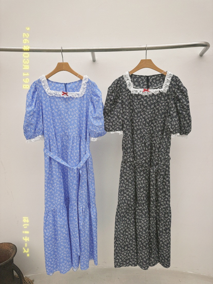 THORE韓國直郵女士新品職業人氣時尚休閑26春夏連衣裙含腰帶THORE連衣裙