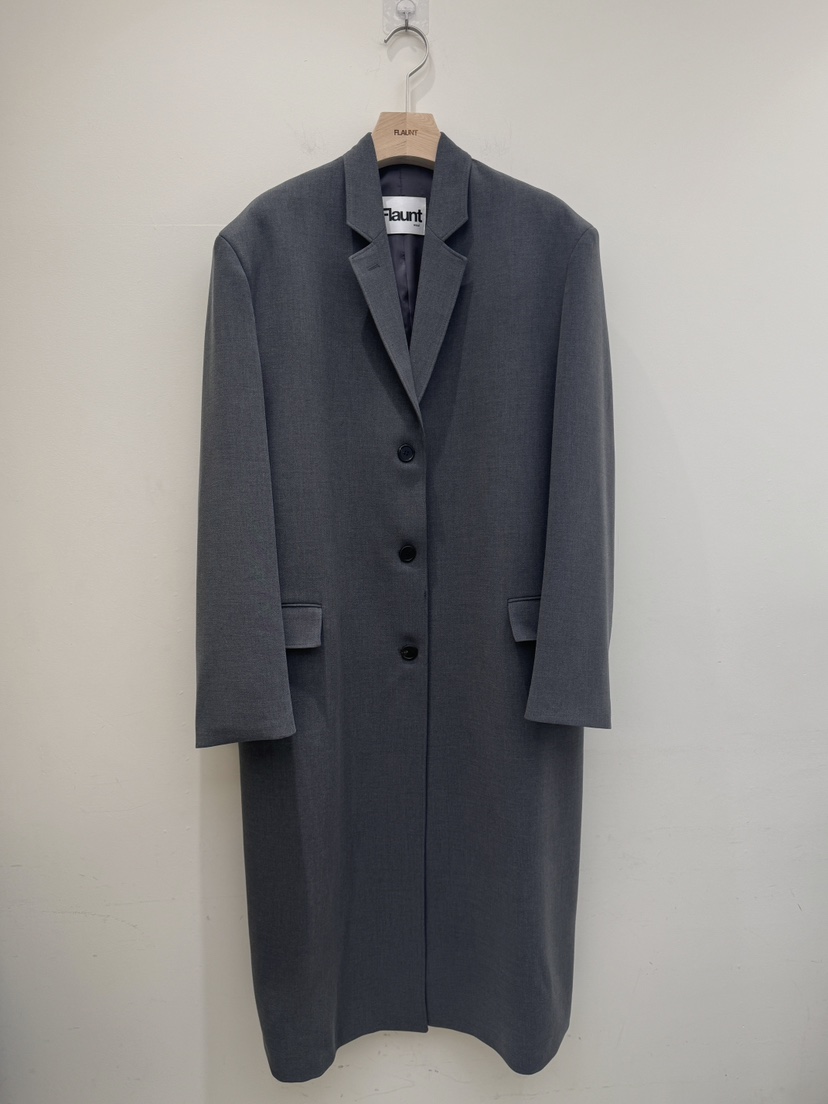 FLAUNT韓國東大門直郵女士新品推薦26春夏職業熱賣長款風衣FLAUNT長款風衣圖色1