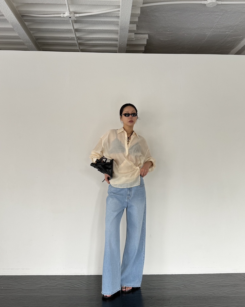 LIMLIMLIM韓國代購女裝新品熱賣時尚推薦職業26春夏襯衫蕾絲衫LIM LIM LIM襯衫/蕾絲衫