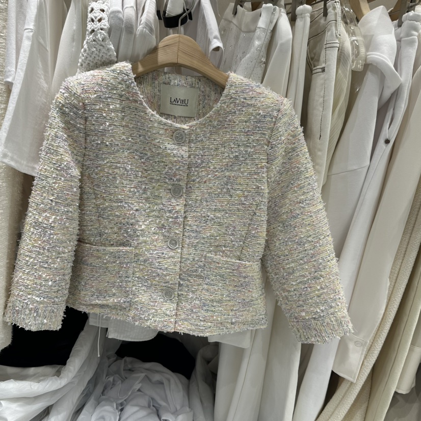 LAVIEU韓國直郵女裝新品熱賣休閑26春夏人氣職業時尚夾克LAVIEU夾克圖色1