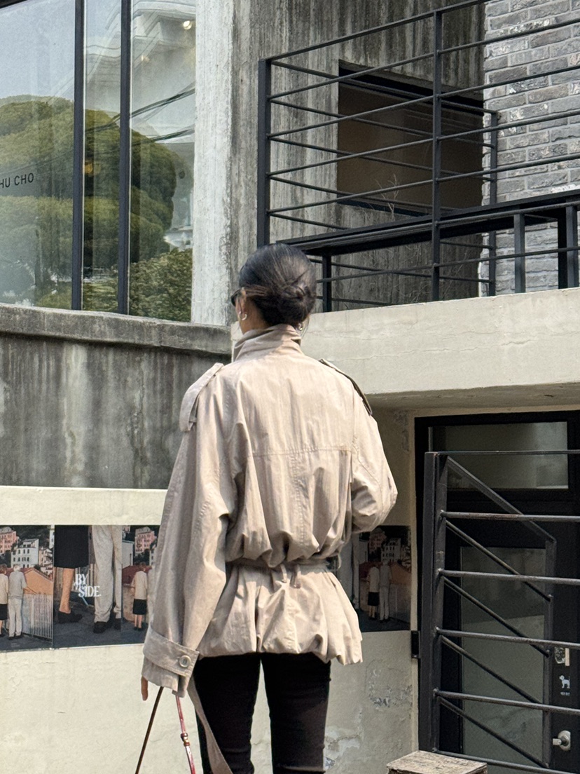 LIMLIMLIM韓國東大門代購女士新款推薦人氣休閑夾克含腰帶LIM LIM LIM夾克