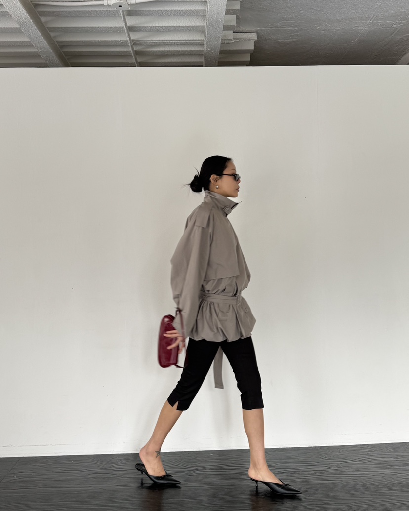 LIMLIMLIM韓國東大門代購女士新款推薦人氣休閑夾克含腰帶LIM LIM LIM夾克