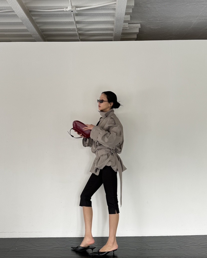 LIMLIMLIM韓國東大門代購女士新款推薦人氣休閑夾克含腰帶LIM LIM LIM夾克