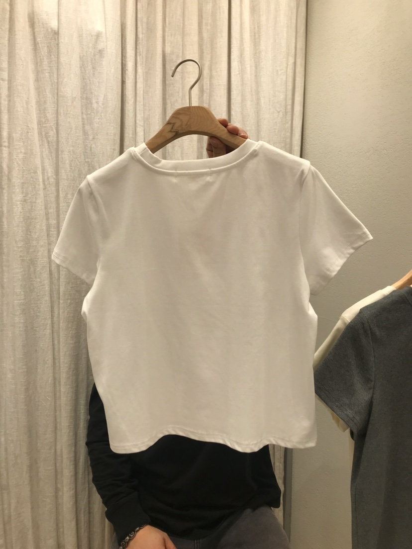 AHOY韓國東大門直郵女裝新款時尚職業26春夏人氣休閑推薦T恤AHOYT恤