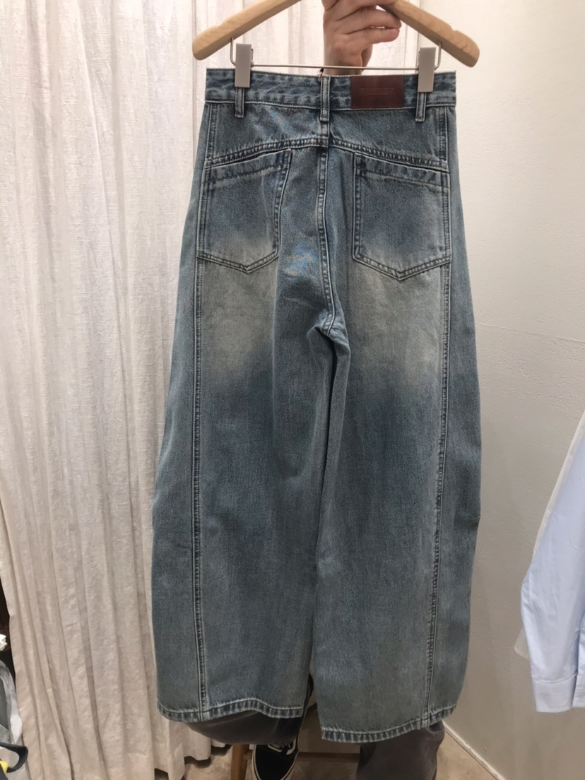 AHOY韓國東大門代購女裝新品26春夏熱賣休閑時尚推薦牛仔褲AHOY牛仔褲