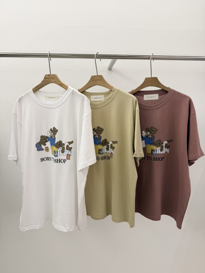 BROWNS-P韓國代購女裝新款時尚休閑熱賣26春夏人氣職業T恤BROWNS-PT恤