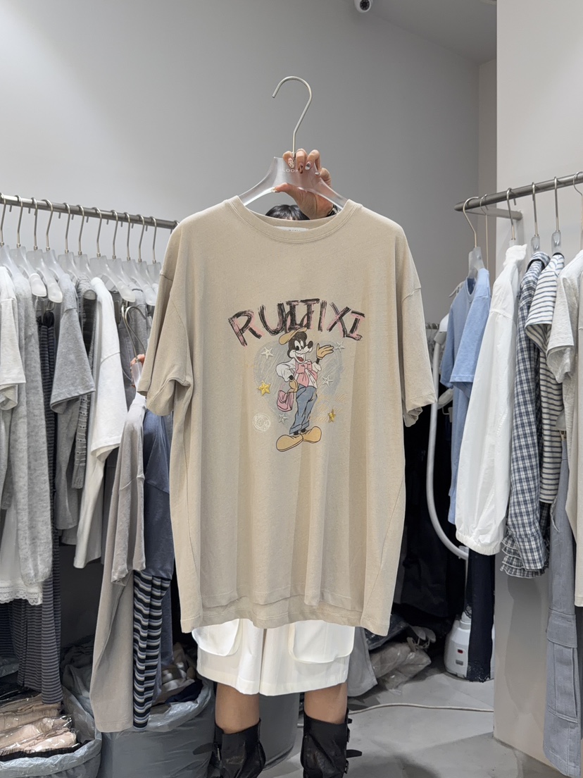 LOOKK/MIMME韓國東大門直郵女裝新品職業休閑T恤不含內搭LOOKK/MIMMET恤圖色1