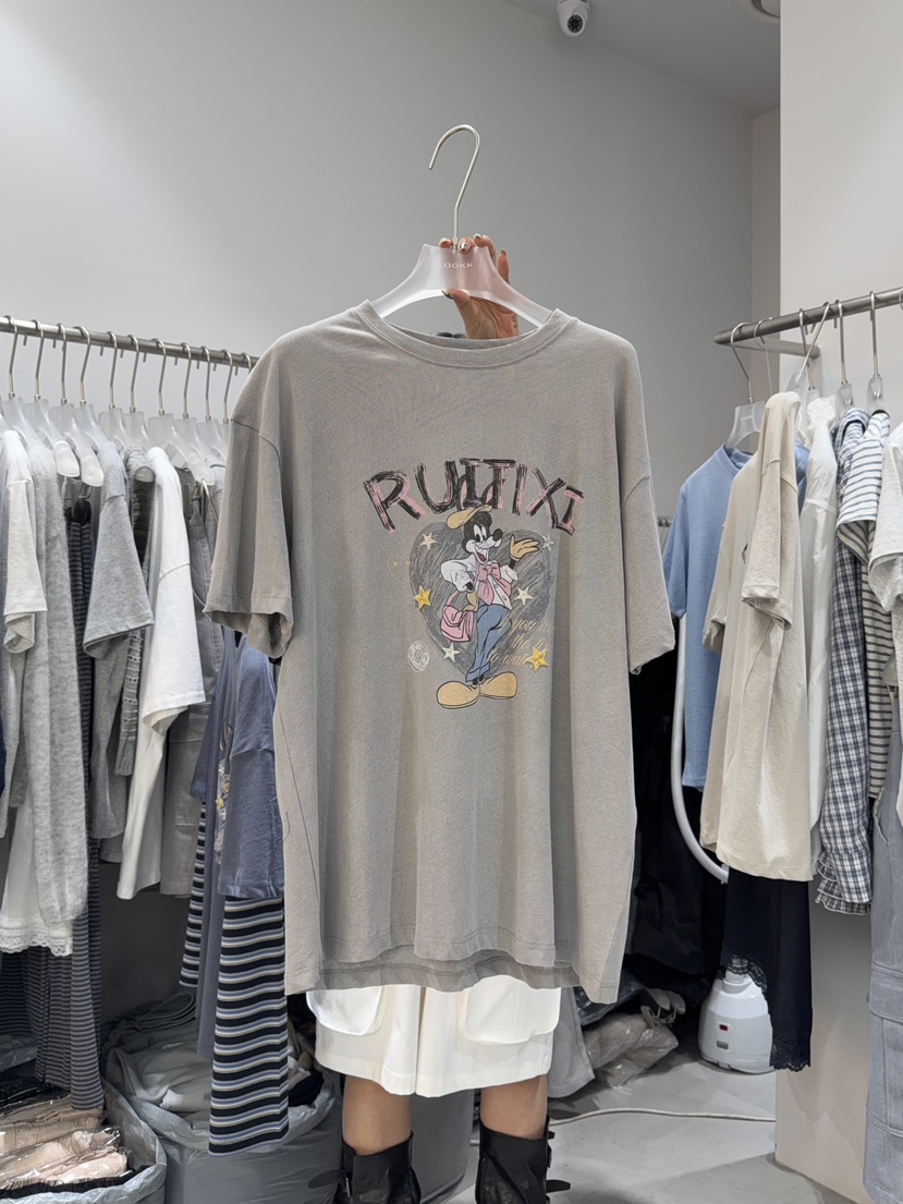 LOOKK/MIMME韓國東大門直郵女裝新品職業休閑T恤不含內搭LOOKK/MIMMET恤圖色2