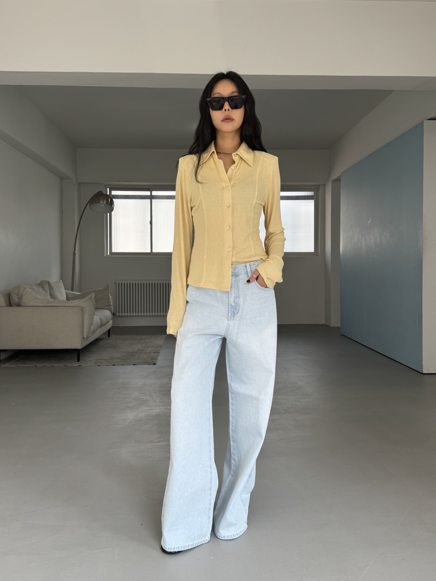 LIMLIMLIM韓國東大門直郵女裝新款時尚人氣職業牛仔褲復古LIM LIM LIM牛仔褲