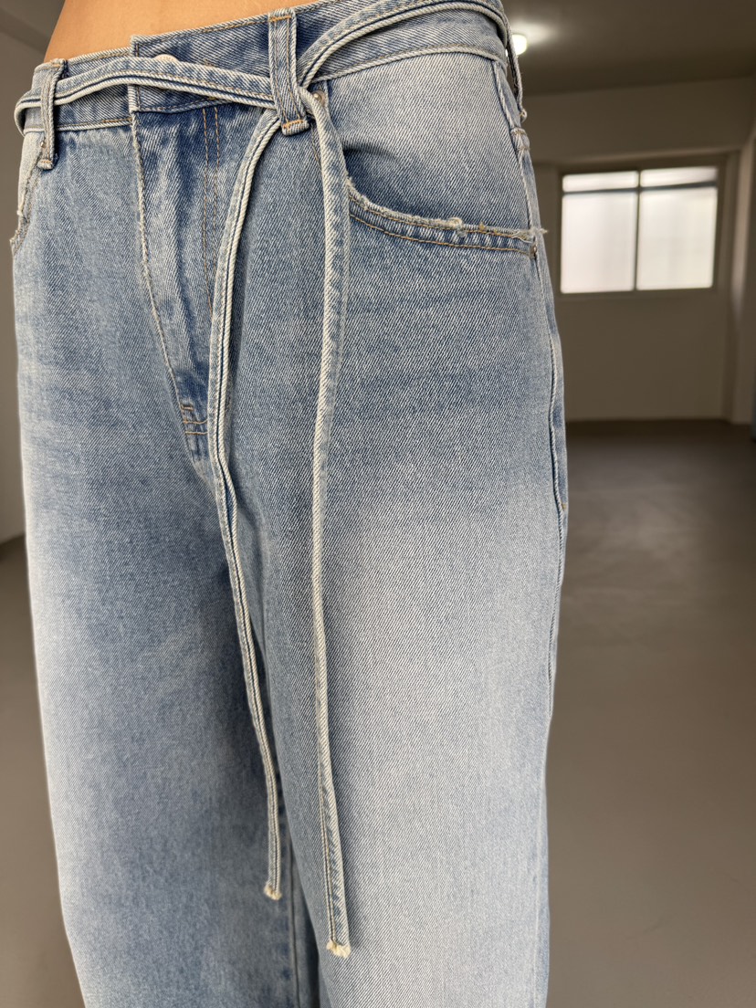 LIMLIMLIM韓國東大門直郵女裝新款時尚人氣職業牛仔褲復古LIM LIM LIM牛仔褲