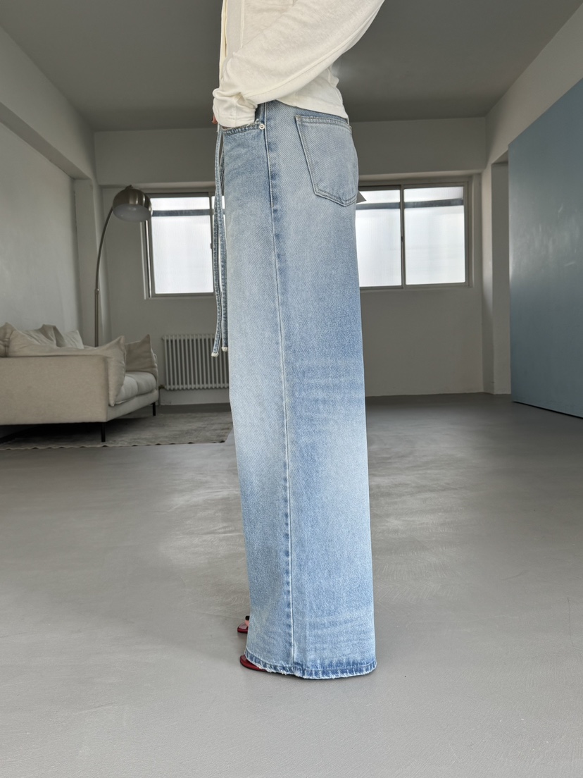 LIMLIMLIM韓國東大門直郵女裝新款時尚人氣職業牛仔褲復古LIM LIM LIM牛仔褲