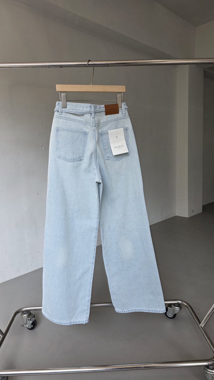 LIMLIMLIM韓國東大門直郵女裝新款時尚人氣職業牛仔褲復古LIM LIM LIM牛仔褲