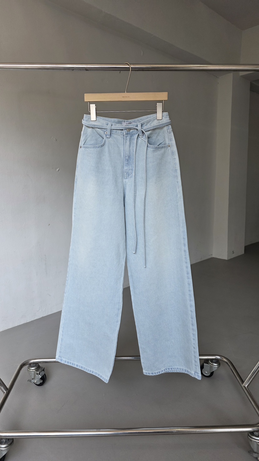 LIMLIMLIM韓國東大門直郵女裝新款時尚人氣職業牛仔褲復古LIM LIM LIM牛仔褲