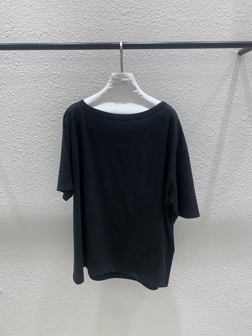 LUCY SALON韓國直郵實拍女士新品人氣職業26春夏熱賣T恤LUCY SALONT恤圖色2