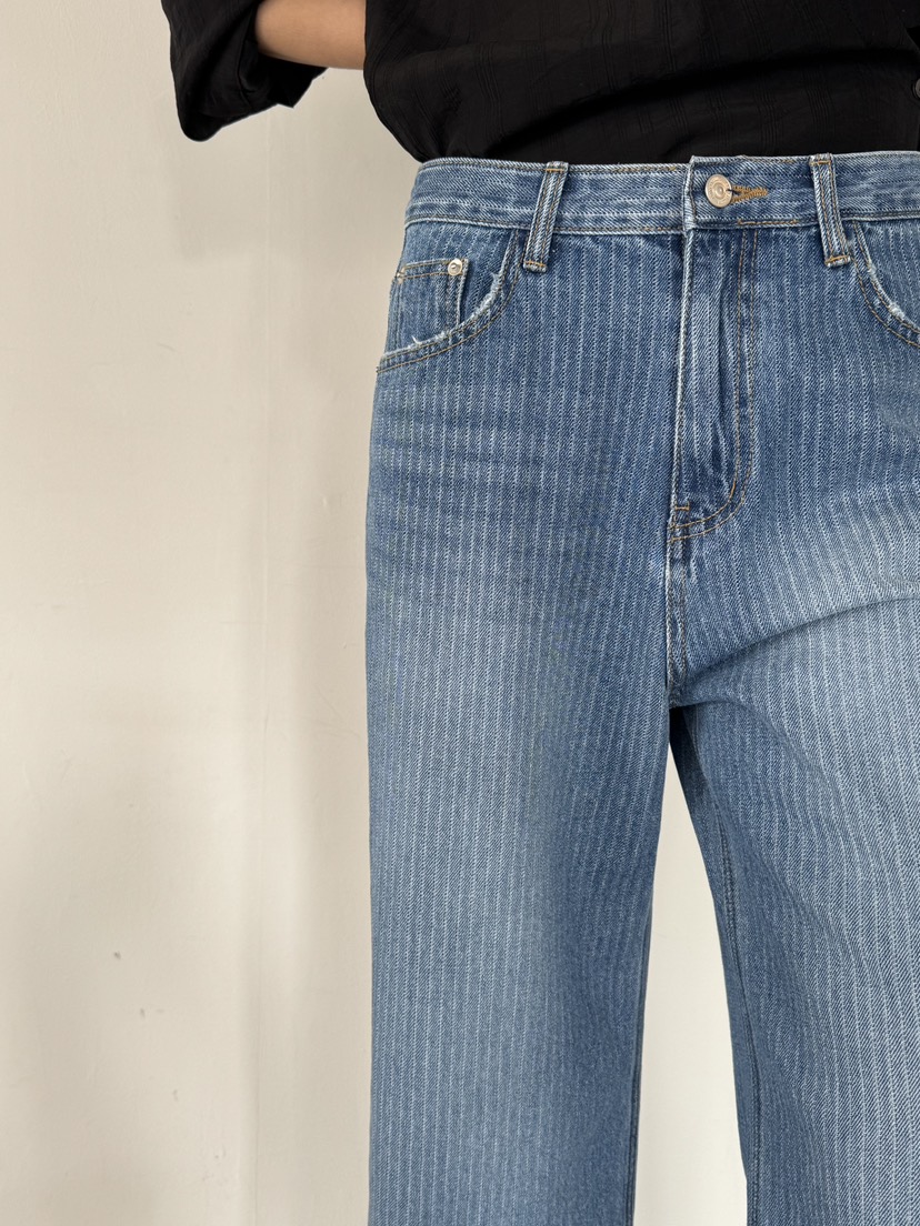 LIMLIMLIM韓國直郵實拍女裝新款休閑時尚職業熱賣牛仔褲口袋LIM LIM LIM牛仔褲