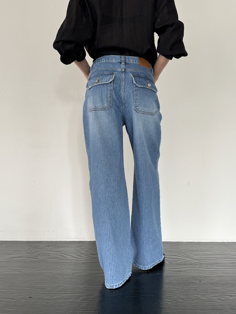 LIMLIMLIM韓國直郵實拍女裝新款休閑時尚職業熱賣牛仔褲口袋LIM LIM LIM牛仔褲