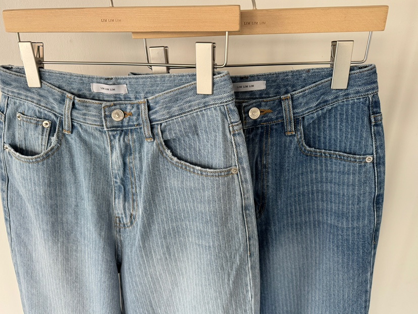 LIMLIMLIM韓國直郵實拍女裝新款休閑時尚職業熱賣牛仔褲口袋LIM LIM LIM牛仔褲