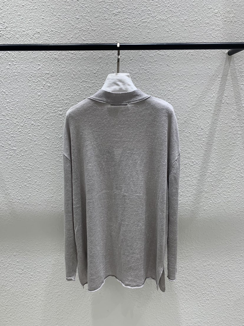 LUCY SALON韓國直郵實拍女士新品熱賣針織衫亞麻寬松開衫LUCY SALON針織衫