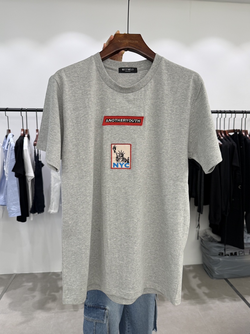 WATERMELON韓國直郵實拍女裝新品26春夏人氣職業時尚熱賣T恤WATER MELONT恤圖色1