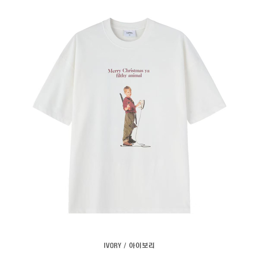 LEPEL韓國直郵女裝新品26春夏推薦休閑人氣職業T恤男女同款LEPELT恤圖色1